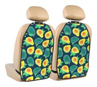Poadnly Avocado,2 Pack Car Seat Kick Mats Back Seat Protector Durable Back Seat Organiser