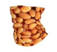 Poadnly Baked Beans, Bandana Neck Gaiter Soft Face Cover Neck Warmer Tube Half Face Mask