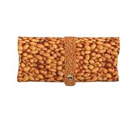 Poadnly Baked Beans, Portable Eyewear Case Soft Eyeglasses Bag Anti-Scratch Spectacles Sleeve Pu Leather Sunglasses Case