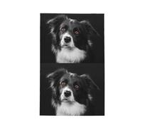 Poadnly Border Collie Dog Pet,Waffle Tea Towels Kitchen Drying Dish Towels Absorbent Dish Cloth 41 x 66 cm