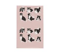 Poadnly Border Collie Dog,Waffle Tea Towels Kitchen Drying Dish Towels Absorbent Dish Cloth 41 x 66 cm