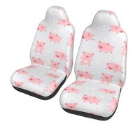 Poadnly Cheerful Cute Little Pigs,Car Seat Cover Front Seat Covers/Protectors For Car 2pcs