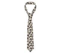 Poadnly Chihuahua Dog, Neckties Mens Ties Polyester Novelty Skinny Tie For Wedding Party