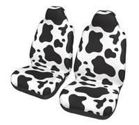 Poadnly Cow Spots Print,Car Seat Cover Front Seat Covers/Protectors For Car 2pcs