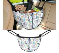 Poadnly Cute Koala Bears And Floral, Car Seat Organiser, Drawstring Multi-Purpose Storage Bag for Camping Shopping Travel