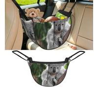 Poadnly Cute Koala, Car Seat Organiser, Drawstring Multi-Purpose Storage Bag for Camping Shopping Travel