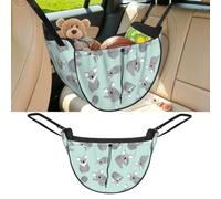 Poadnly Cute Koala, Car Seat Organiser, Drawstring Multi-Purpose Storage Bag for Camping Shopping Travel