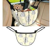 Poadnly Cute Koala, Car Seat Organiser, Drawstring Multi-Purpose Storage Bag for Camping Shopping Travel