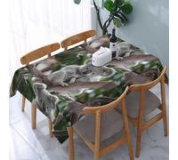 Poadnly Cute Koala, Tablecloth Waterproof Dust-Proof Tabletop Wrinkle Resistant Table Cover - 137 x 183 cm