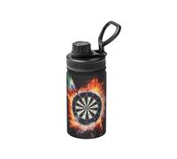 Poadnly Dart Board Printed,12 Oz Insulated Water Bottle Stainless Steel Coffee Mug Vacuum Tumbler Water Flask