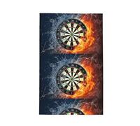 Poadnly Dart Board Printed,Waffle Tea Towels Kitchen Drying Dish Towels Absorbent Dish Cloth 41 x 66 cm