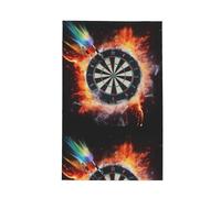 Poadnly Dart Board Printed,Waffle Tea Towels Kitchen Drying Dish Towels Absorbent Dish Cloth 41 x 66 cm