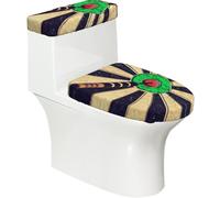 Poadnly Dart Board,Toilet Lid Covers Reusable Set of 2 Tank Lid Covers, Dust Splash Resistant for Bathroom Decor