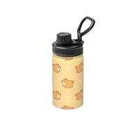 Poadnly Fat Shiba Inu Anime Dog Pattern,12 Oz Insulated Water Bottle Stainless Steel Coffee Mug Vacuum Tumbler Water Flask