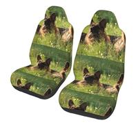 Poadnly German Shepherd Dog Printed,Car Seat Cover Front Seat Covers/Protectors For Car 2pcs