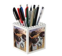 Poadnly German Short-Haired Pointer Dog Fall, Pen Pot Pencil Holder for Office Home School, Compact Desk Organiser for Office Stationery
