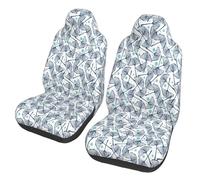Poadnly Gingko Biloba,Car Seat Cover Front Seat Covers/Protectors For Car 2pcs