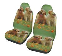 Poadnly Golden Retriever Puppy Dog,Car Seat Cover Front Seat Covers/Protectors For Car 2pcs