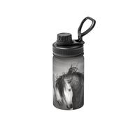 Poadnly Horses,12 Oz Insulated Water Bottle Stainless Steel Coffee Mug Vacuum Tumbler Water Flask