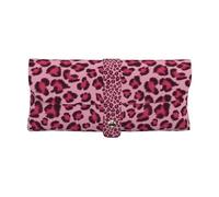 Poadnly Leopard Print Leopard Print Pink, Portable Eyewear Case Soft Eyeglasses Bag Anti-Scratch Spectacles Sleeve Pu Leather Sunglasses Case