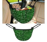 Poadnly Math Equations Formulas, Car Seat Organiser, Drawstring Multi-Purpose Storage Bag for Camping Shopping Travel