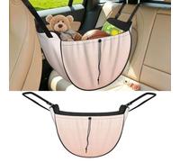 Poadnly Minimalist Chic Pastel Dusty Rose Ombre Blush Pink, Car Seat Organiser, Drawstring Multi-Purpose Storage Bag for Camping Shopping Travel