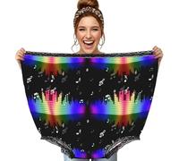 Poadnly Music Note Colorful Musical Notes 3D Printing,Big Undies Funny Joke Gag Gift Mama Oversized Novelty Underwear Granny Panties Prank Gifts for Adult