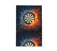 Poadnly New Dart Board,Waffle Tea Towels Kitchen Drying Dish Towels Absorbent Dish Cloth 41 x 66 cm