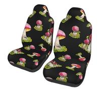 Poadnly Pattern Of Red Fly Agaric,Car Seat Cover Front Seat Covers/Protectors For Car 2pcs