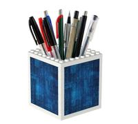 Poadnly Programmer Binary Code Blue, Pen Pot Pencil Holder for Office Home School, Compact Desk Organiser for Office Stationery