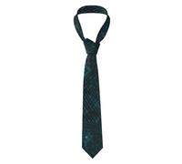 Poadnly Programmer Binary Computer Code, Neckties Mens Ties Polyester Novelty Skinny Tie For Wedding Party