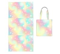 Poadnly Rainbow, 2 in 1 Packable Towel Bag, Beach Towels with Tote Bag for Travel Holiday Camping