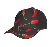 Poadnly Red Chilli,Baseball Cap Adjustable Classic Dad Hats Trucker Hats