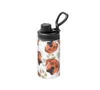 Poadnly Rhodesian Ridgeback with Love,12 Oz Insulated Water Bottle Stainless Steel Coffee Mug Vacuum Tumbler Water Flask