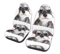 Poadnly Schnauzer Dog Pet,Car Seat Cover Front Seat Covers/Protectors For Car 2pcs