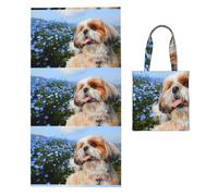 Poadnly Shih Tzu Close-up, 2 in 1 Packable Towel Bag, Beach Towels with Tote Bag for Travel Holiday Camping