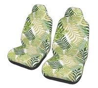 Poadnly Tropical Exotic Palm Tree Leaves,Car Seat Cover Front Seat Covers/Protectors For Car 2pcs