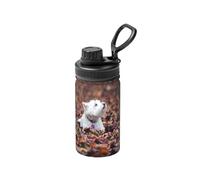 Poadnly Westie Bokeh West Highland White Terrier Dogs,12 Oz Insulated Water Bottle Stainless Steel Coffee Mug Vacuum Tumbler Water Flask