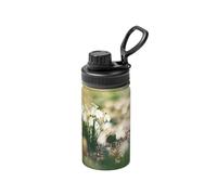 Poadnly Wild Spring Snowdrop,12 Oz Insulated Water Bottle Stainless Steel Coffee Mug Vacuum Tumbler Water Flask