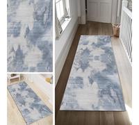 Poaegle Colourful Rug Runner Hallway Long Washable Kitchen Runner Abstract Non-Slip Rug Runner 100 x 300 cm Durable Runner Rug Hallway Runner Corridor Sold by the Metre