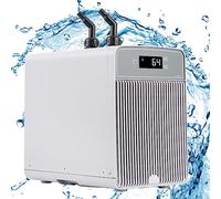 Poafamx Aquarium Chiller 42Gal Hydroponics Water Chiller 1/10 HP for Saltwater Freshwater Fish Axolotl Coral Jellyfish with Pump and Pipe 110V