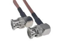 POAHNCU Coaxial Right Angle BNC Male To RG142 Cable Connector | 0.1m-10m(0.2m)