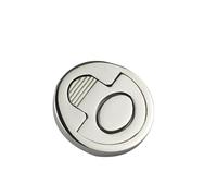 POAHNCU Cover Handle Boat Hatch Latch Canopy Flush Locker Anchor Deck Mount Silver Grab Flush Anchor Deck Mount Lid Wheel,for Boat RV Accessories
