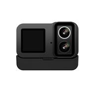 POAHNCU Sports camera, Dual cameras 4K Action Camera Waterproof Touch Screen action cam camera sport helmet for Cycling/Pet Vlogging