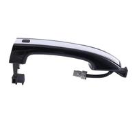 POANBCGY Car Front Chrome Outside Door Handle LH for Kia Borrego Mohave 2008-2015 Have Button Durable