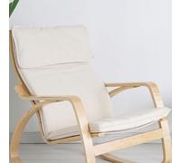 Poang Armchair Cushion, Soft Cushion Replacement with Removable Cover, Non Slip, Thick Padded, Comfort and Style（No chair）