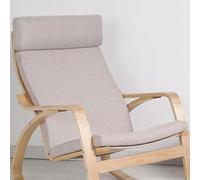 Poang Chair Cushion Replacement - Thick Non-Slip Armchair Pad with Removable Cover for Comfort - Ideal for Rocking Chairs and Living Room Decor