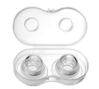 Poapo Nipple Shaper, Nipple Cup - Inverted Nippls Correction, 2 pieces nipple corrector for flat and inverted nipples, nipple puller for breastfeeding with a clear case