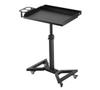 POARMEEY Tattoo Tray Cart Salon Tray with Wheels Rolling Tray Table Station Adjustable Height for Tattoo studio Salon Medical