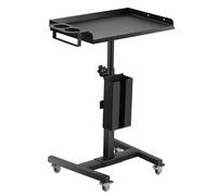 POARMEEY Tattoo Tray Cart Salon Tray with Wheels Rolling Tray Table Station Adjustable Height with Multiple Storage for Tattoo studio Salon Medical